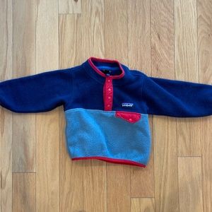 Patagonia synchilla fleece, size 12-18 months